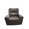 Image 2 : NEW - Pwr Recliner Grey Leather Air/Nailhead - - Retail Price: $0.00 - VF-99231P-GRY-1