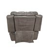 Image 6 : NEW - Pwr Recliner Grey Leather Air/Nailhead - - Retail Price: $0.00 - VF-99231P-GRY-1