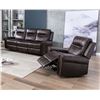 Image 3 : BNIB - Emerson Brown Reclining Sofa - 85 x 37 x 40 - Retail Price: $2,199.00 - VE-99927BRW-3