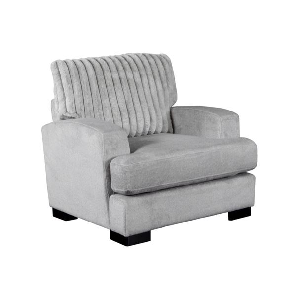 BNIB - Chair Grey Corduroy - 39 x 35.75 x 35.75 - Retail Price: $799.00 - VF-99083GY-1