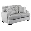 Image 3 : BNIB - Love Seat Grey Corduroy - 63 x 35.75 x 35.75 - Retail Price: $1,099.00 - VF-99083GY-2