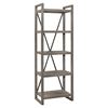 Image 2 : BNIB - Side Pier/Bookcase Grey - 18.75 x 9.25 x 80.25 - Retail Price: $529.99 - VF-15260-S