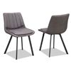 Image 2 : BNIB - Carrie Side Chair Black 2/ctn - 24 x 22 x 34 - Retail Price: $399.00 - VF-6833SN-BK