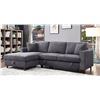 Image 5 : BNIB - Jordan Collection 2-piece Sectional with Right Side Loveseat with Pullout Bed & Left Side Cha