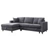 Image 2 : BNIB - Jordan Collection 2-piece Sectional with Right Side Loveseat with Pullout Bed & Left Side Cha