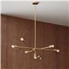 Image 1 : BNIB Article Cadza Chandelier - Brass, RV: $329 CAD (ART0603)