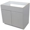 Image 1 : BNIB Hampton Bay Edson 36" Sink Base Cabinet - White, RV: $435 CAD (1001 469 565)
