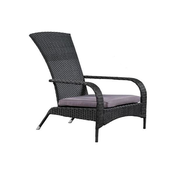 Group of 2 - Patioflare Wicker Muskoka Chair - Black & Light Brown, RV: $236 CAD (PF-Ch338-LBR)