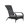 Image 1 : Group of 2 - Patioflare Wicker Muskoka Chair - Black & Light Brown, RV: $236 CAD (PF-Ch338-LBR)