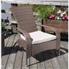 Image 4 : Group of 2 - Patioflare Wicker Muskoka Chair - Brown, RV: $236 CAD (PF-Ch338-LBR)
