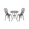 Image 1 : Group of 2 - BNIB Patioflare Paradise Cast Bistro Set - Bronze Finish, RV: $399 CAD (PF-BS130)