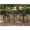 Image 4 : Group of 2 - BNIB Patioflare Paradise Cast Bistro Set - Bronze Finish, RV: $399 CAD (PF-BS130)