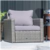 Image 1 : BNIB Patio Flare Whitney Chair - Gray Wicker & Dark Grey, RV: $369 CAD (PF10017)