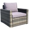 Image 2 : BNIB Patio Flare Whitney Chair - Gray Wicker & Dark Grey, RV: $369 CAD (PF10017)
