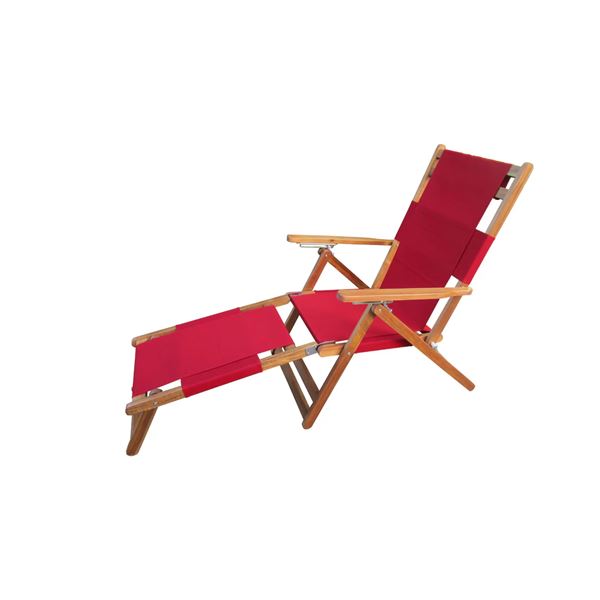 Group of 3 - Patioflare Portable Lounge Chair with Leg Rest, RV: $450 CAD - Blue / Red / Black (PF-C