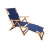 Image 2 : Group of 3 - Patioflare Portable Lounge Chair with Leg Rest, RV: $450 CAD - Blue / Red / Black (PF-C