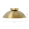 Image 3 : BNIB Article Gemma Flushmount Ceiling Light -SEE DESCRIPTION - Brass (ART2964) & AINO Pendant Lamp
