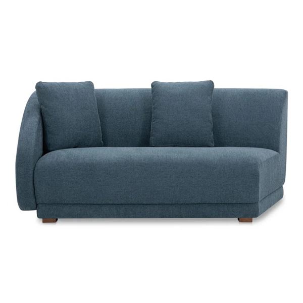 BNIB Moe's Fraser (Left Arm Facing Sofa - Deep Blue, RV: $2749 CAD (FO-1033-19)