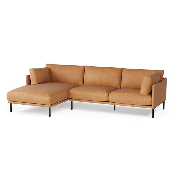 BNIB Article Olsen 1-Pcs Left Sectional - Charme Tan (ART2224)