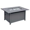 Image 2 : BNIB Paramount Gale Aluminum Convertible Fire Table, Battleship Grey, RV: $899 CAD (FP-341-GY)