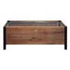 Image 4 : Group of 4 - BNIB Grapevine Urban Garden Planter, RV: $549 CAD - Recycled Wood and Metal, Rectangula