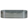Image 3 : Group of 4 - BNIB Grapevine Galvanized Steel Raised Garden Bed, RV: $344 CAD, Oval - Silver, 48" (PL