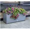 Image 5 : Group of 3 - BNIB Grapevine Commercial Grade Aluminum Rectangular Planter - Grey, RV: $749 CAD (PL10