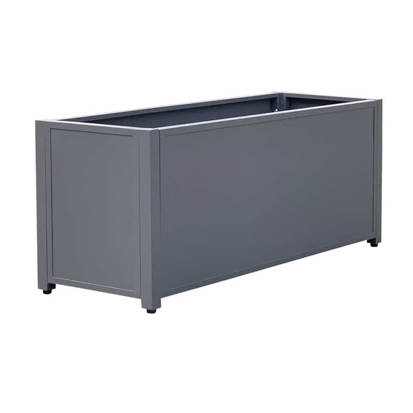 Group of 3 - BNIB Grapevine Commercial Grade Aluminum Rectangular Planter - Grey, RV: $749 CAD (PL10