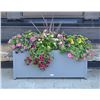Image 4 : Group of 3 - BNIB Grapevine Commercial Grade Aluminum Rectangular Planter - Grey, RV: $749 CAD (PL10