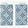 Image 3 : Outdoor Patio Rug Mat 6x9 Reversible & Waterproof - Random Colour and Pattern