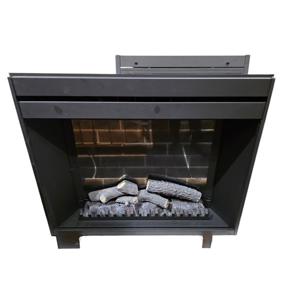 3-Pcs Electric Fireplace - Box 1 of 2 only (DBL-2000) and 4-Pcs Fireplace Trim Kit 34" x 36"