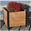 Image 1 : Group of 2 BNIB Grapevine Polywood Planter and 18" Square Planter