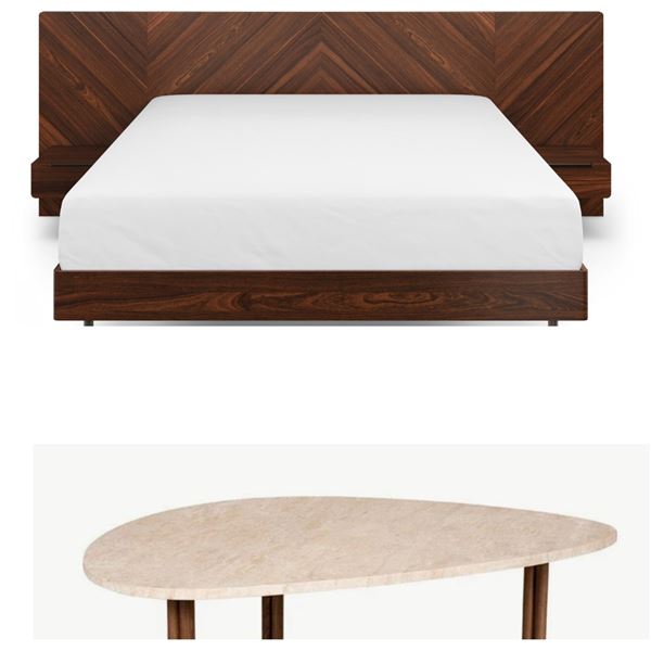 Large Group of 8 Quality Furniture Compoments (Incomplete Set), without box Includes: