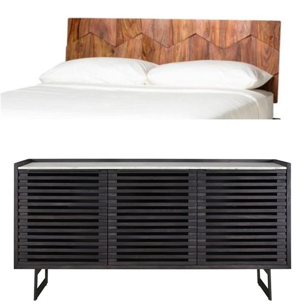 Group of Quality Furniture Compoments (Incomplete Set), without box Includes: