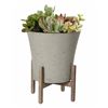 Image 3 : BNIB LH Home Patio Tapered Large Standing Pot Large - White Wash, RV: $198 CAD (PAT026-L)