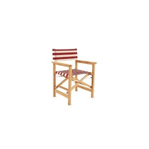 BNIB Sunday's - Take Five Outdoor Armchair Scarlet Stripe - 24 x 21 x 34 - Retail Price: $390.00 - O
