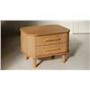 Image 2 : BNIB Sunday's - Easy Edge Nightstand All Wood White Oak - 22 x 16 x 16 - Retail Price: $690.00 - SI