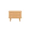 Image 3 : BNIB Sunday's - Easy Edge Nightstand All Wood White Oak - 22 x 16 x 16 - Retail Price: $690.00 - SI
