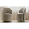 Image 4 : BNIB Sunday's - Dialed In Swivel Dining Chair Sea Pearl - 23 x 24 x 33 - Retail Price: USD$690.00