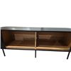 Image 3 : BNIB Sunday's - Easy Edge Media Unit Black Oak - 60 x 18 x 22 - Retail Price: $1,550.00 - MED-SH-00