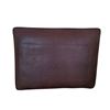 Image 2 : NEW Sunday's - Endless Summer Leather Cushion Brown - 27 x 30 x 33 - Retail Price: $1,280.00 - CHA