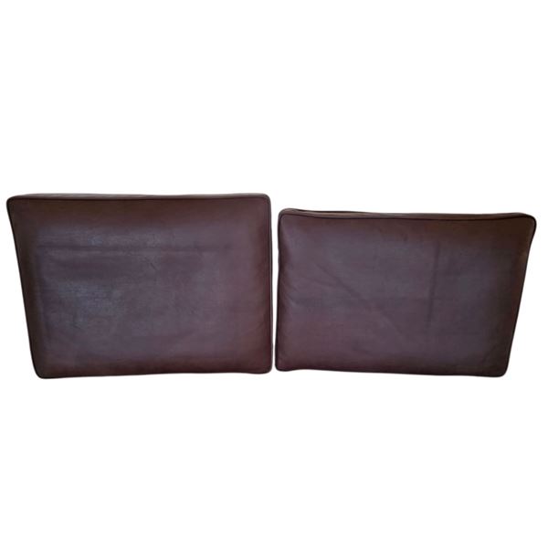 NEW Sunday's - Endless Summer Leather Cushion Brown - 27 x 30 x 33 - Retail Price: $1,280.00 - CHA