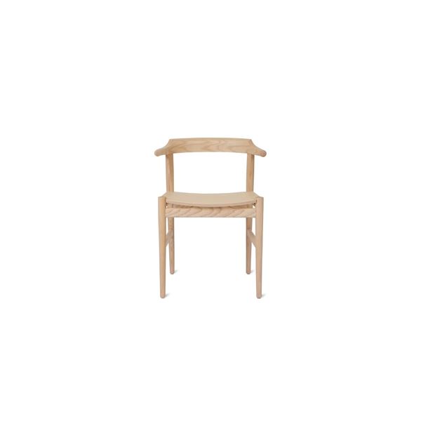 BNIB Sunday's - Tuck In Dining Chair Wood Seat Washed White Ash - 21 x 19 x 29 - Retail Price: $580.
