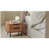 Image 2 : BNIB Sunday's - Easy Edge Nightstand Oak - 22 x 16 x 16 - Retail Price: $690.00 - SID-SH-001-024