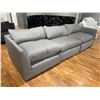 Image 2 : New - Article 3-Pcs Gray Modular Sectional Sofa, H28" x W122" x 43" - without box