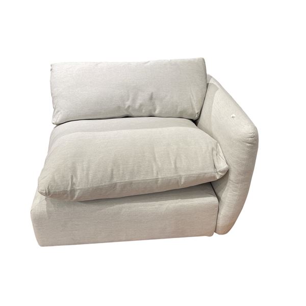 New - Article Beige Fabric 1-Pcs Right Arm Sofa, Approx. H26" x W44" x D38" - without box