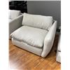 Image 2 : New - Article Beige Fabric 1-Pcs Right Arm Sofa, Approx. H26" x W44" x D38" - without box