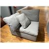 Image 2 : New - Moe's Clay Light Grey 1-Pcs Corner Chair, RV: $1999 CAD - without box (YJ-1000-29) - without b