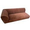Image 1 : New - Moe's Zandro 1-Pcs Warm Brown Right-Arm Facing Sofa - without box (OA-1036-03-R-B) - without b