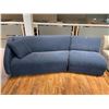 Image 2 : New - Moe's Blue Sectional Sofa, Approx. H30" x W101" x D34" - without box - As Is